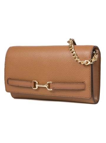 Michael Kors Leren schoudertas lichtbruin - (B)21 x (H)20 x (D)11 cm