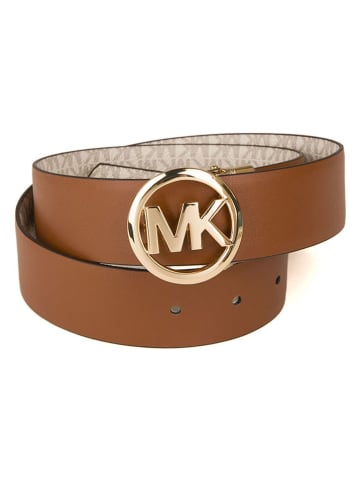 Michael Kors Gürtel in Creme/ Hellbraun