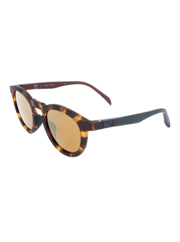 adidas Okulary przeciwsłoneczne unisex w kolorze brązowym
