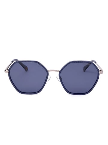 Polaroid Damskie okulary przeciwsłoneczne w kolorze niebieskim