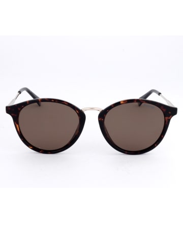 Polaroid Okulary przeciwsłoneczne unisex w kolorze brązowym