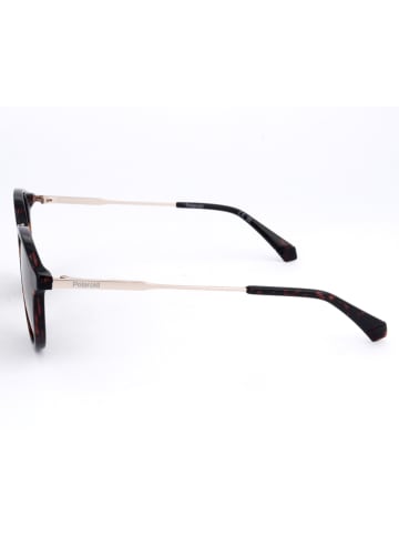 Polaroid Okulary przeciwsłoneczne unisex w kolorze brązowym