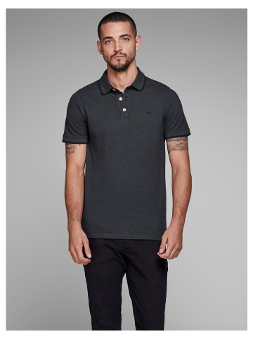 Jack & Jones Koszulka polo w kolorze antracytowym