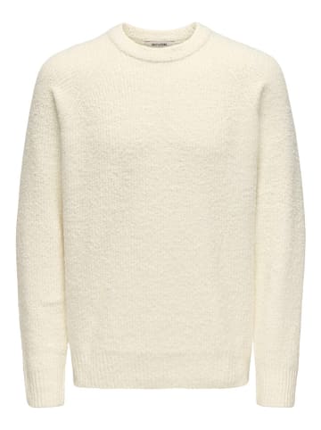 ONLY & SONS Sweter "Dale" w kolorze kremowym