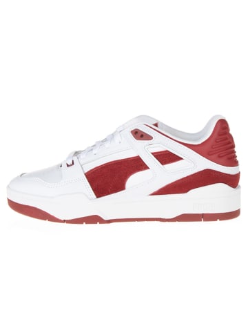Puma Skórzane sneakersy "C-Pma Slipstream" w kolorze biało-czerwonym