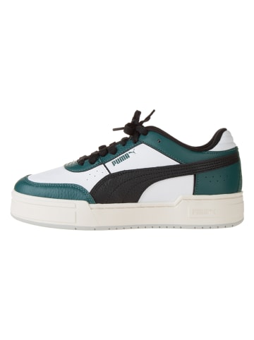 Puma Skórzane sneakersy "Ca Pro Sport" w kolorze zielono-białym
