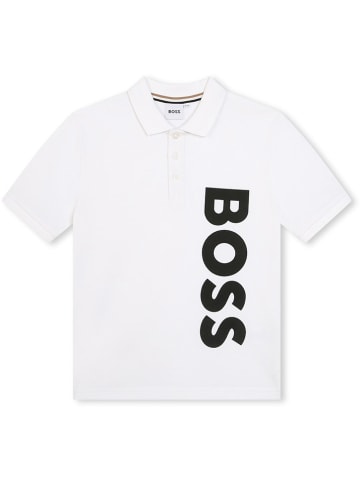 Hugo Boss Kids Poloshirt in Weiß