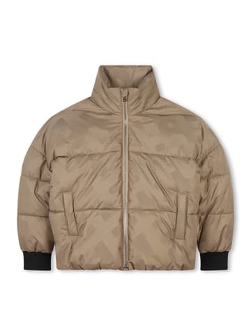 Hugo Boss Kids Steppjacke in Hellbraun