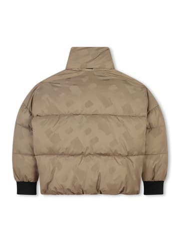 Hugo Boss Kids Steppjacke in Hellbraun