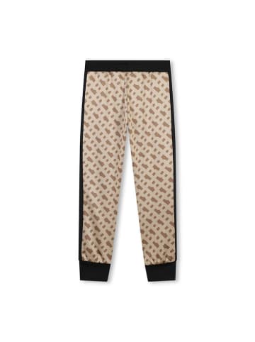 Hugo Boss Kids Sweatbroek beige/zwart