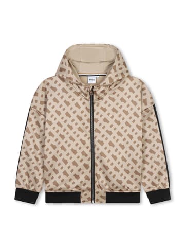 Hugo Boss Kids Sweatjacke in Beige
