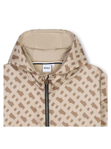 Hugo Boss Kids Sweatjacke in Beige