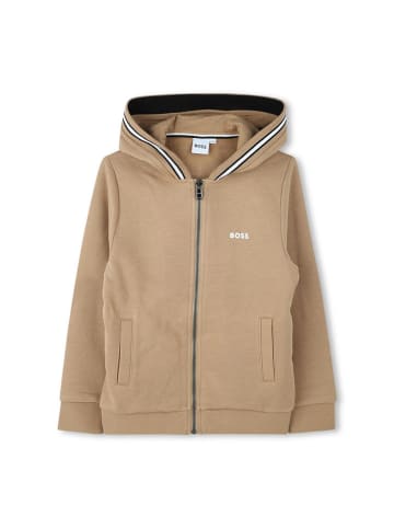 Hugo Boss Kids Bluza w kolorze jasnobrązowym