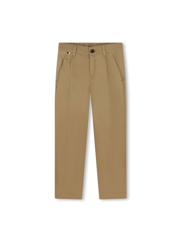 BOSS Spodnie chino w kolorze jasnobrązowym