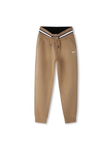 Hugo Boss Kids Sweathose in Hellbraun