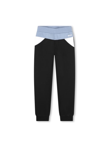 Hugo Boss Kids Spodnie dresowe w kolorze czarnym