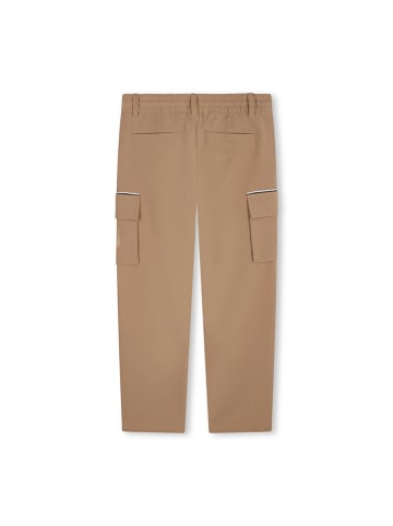 Hugo Boss Kids Bojówki w kolorze jasnobrązowym