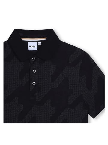Hugo Boss Kids Koszulka polo w kolorze czarnym
