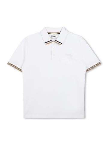 Hugo Boss Kids Poloshirt in Weiß