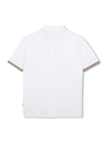 Hugo Boss Kids Koszulka polo w kolorze białym