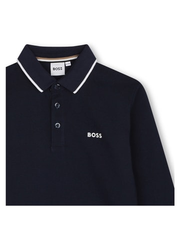 Hugo Boss Kids Koszulka polo w kolorze granatowym