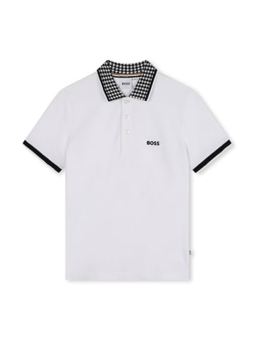 Hugo Boss Kids Poloshirt in Weiß