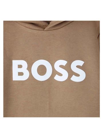 Hugo Boss Kids Hoodie lichtbruin