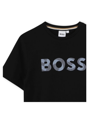 Hugo Boss Kids Koszulka w kolorze czarnym