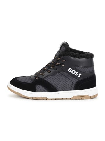 Hugo Boss Kids Sneakersy "Pelotas" w kolorze granatowo-czarnym