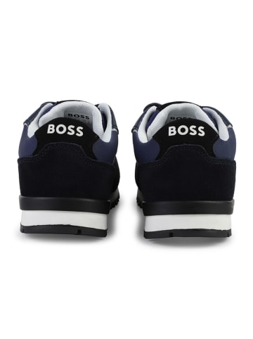 Hugo Boss Kids Sneakers in Blau/ Schwarz