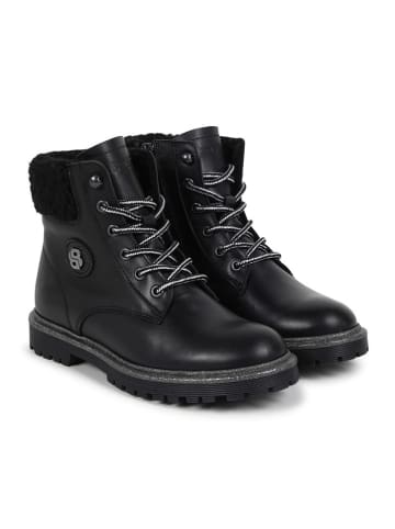 Hugo Boss Kids Leren boots zwart
