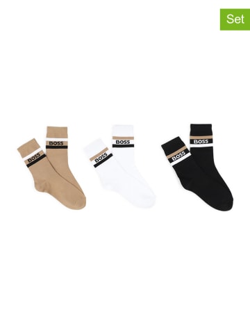 Hugo Boss Kids Skarpety (3 pary) ze wzorem