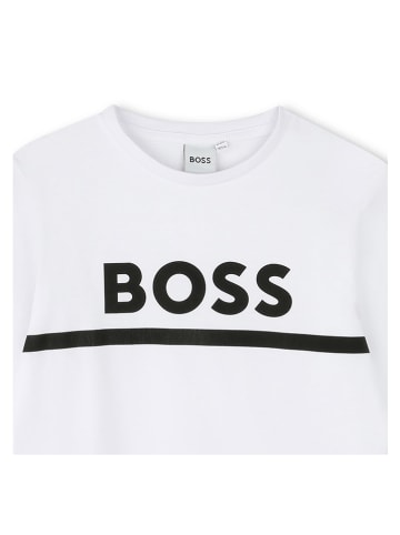 Hugo Boss Kids Longsleeve in Weiß