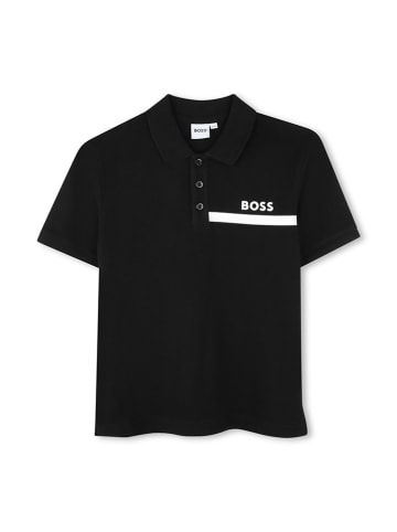 Hugo Boss Kids Koszulka polo w kolorze czarnym