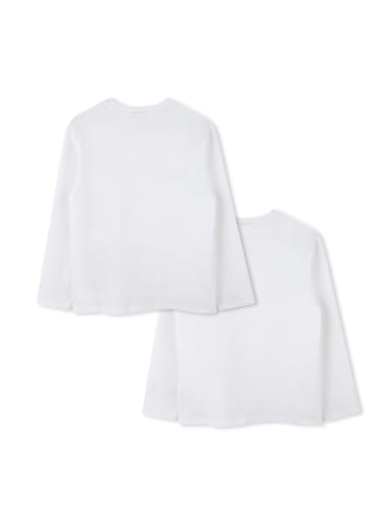Hugo Boss Kids 2-delige set: longsleeves wit