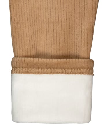 Topo Legginsy termiczne w kolorze jasnobrązowym