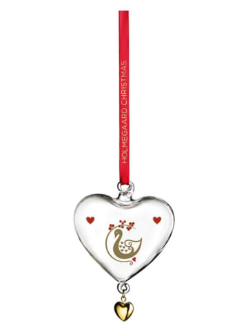 Rosendahl Decohanger "Årets Julehjerte'' rood - (H)8 cm
