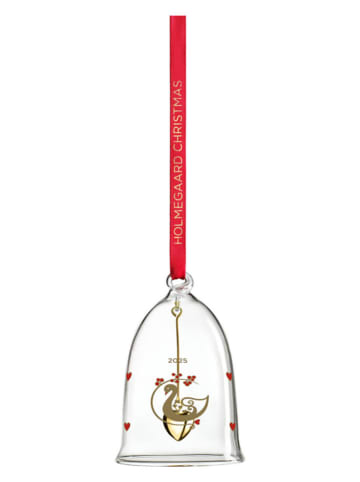 Rosendahl Zawieszka dekoracyjna "Arets Juleklokke" w kolorze czerwonym - wys. 8 cm