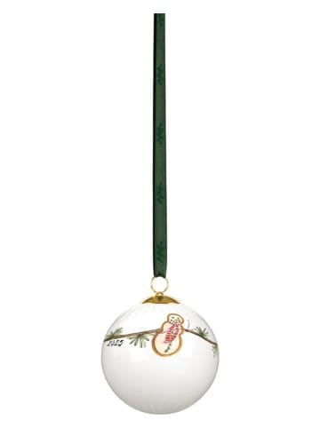 Rosendahl Bombka "Hammershøi Christmas" w kolorze białym - Ø 6 cm