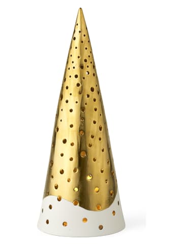 Kähler Teelichthalter "Nobili" in Gold - (H)30 cm