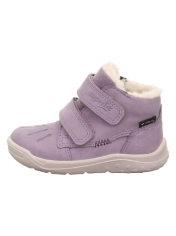 superfit Leder-Winterboots "Whaley" in Lila