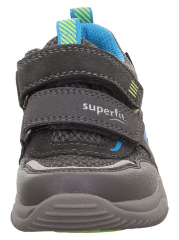 superfit Skórzane sneakersy "Storm" w kolorze antracytowym