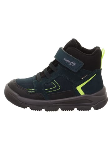 superfit Leder-Boots "Mars" in Dunkelblau/ Schwarz