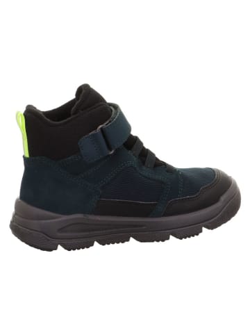 superfit Leren boots "Mars" donkerblauw/zwart