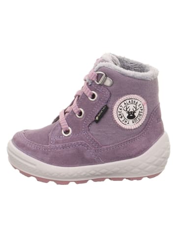 superfit Leder-Winterboots "Groovy 2.0" in Lila