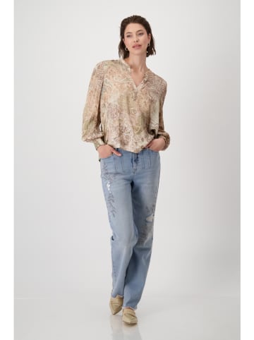 monari Bluse in Hellbraun