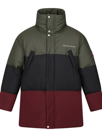 Dare 2b Steppmantel "Barbegal" in Schwarz/ Rot/ Khaki