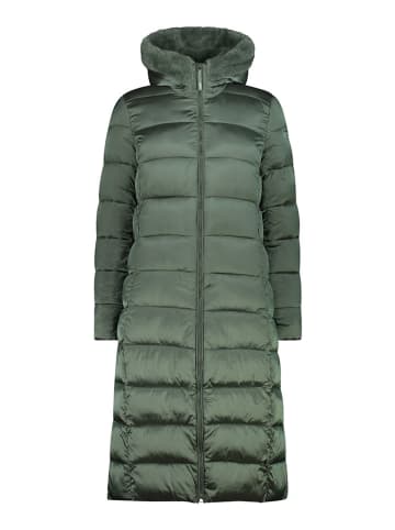 CMP Doorgestikte mantel groen