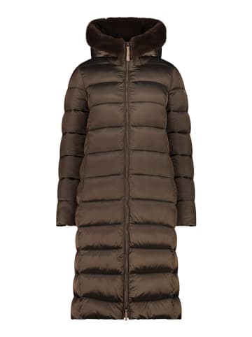 CMP Doorgestikte mantel bruin