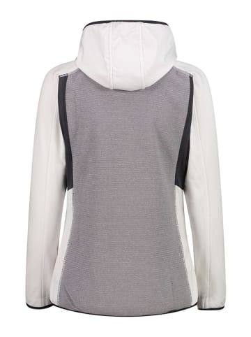 CMP Hybridjacke in Grau/ Creme